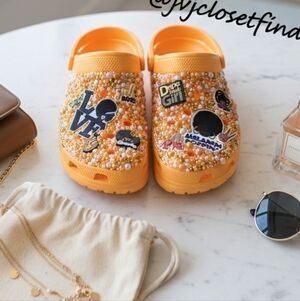 Handmade Custom BAE Crocs Clogs Women’s 9